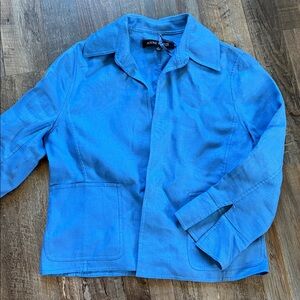 Anne Klein Womens Jacket blue small